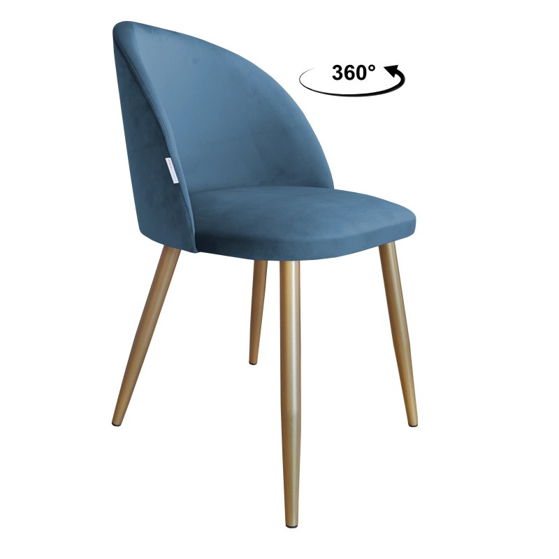 Krzesło Colin – noga metalowa, elegancja i wygoda