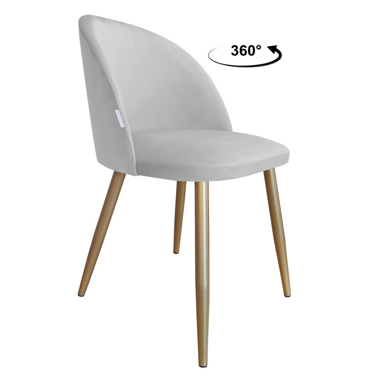 Krzesło Colin – noga metalowa, elegancja i wygoda