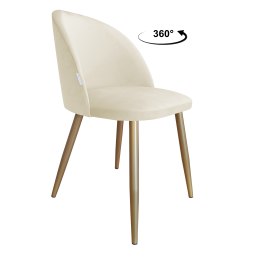 Krzesło Colin – noga metalowa, elegancja i wygoda