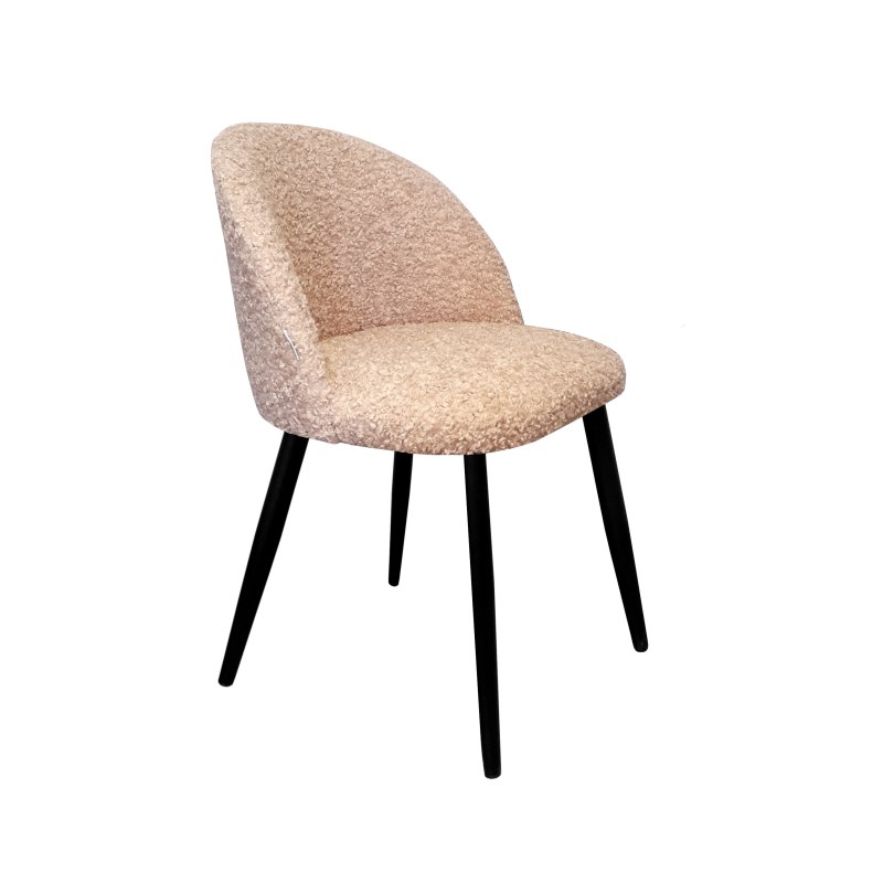 Krzesło Colin tkanina Rolf – metalowa noga, styl i wygoda