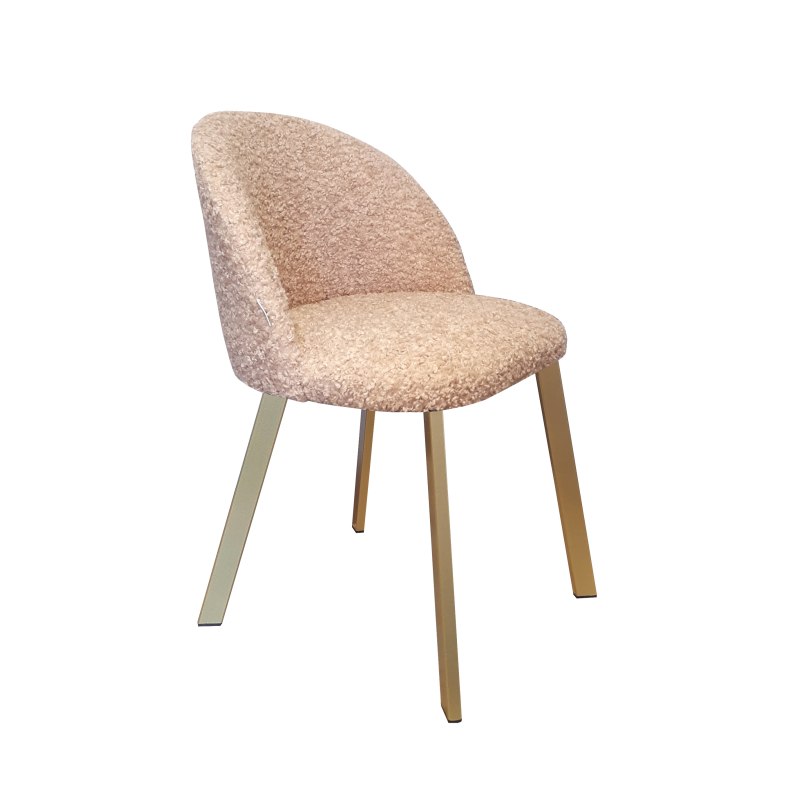 Krzesło Colin tkanina Rolf – metalowa noga, styl i wygoda