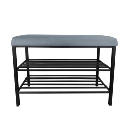 Szafka na buty tkanina Welur – regał i półka do przedpokoju