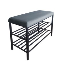 Szafka na buty tkanina Welur – regał i półka do przedpokoju