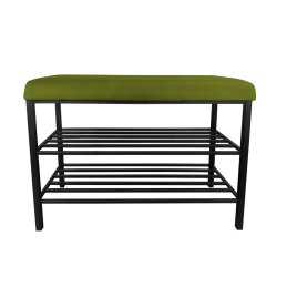 Szafka na buty tkanina Welur – regał i półka do przedpokoju