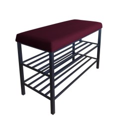 Szafka na buty tkanina Welur – regał i półka do przedpokoju