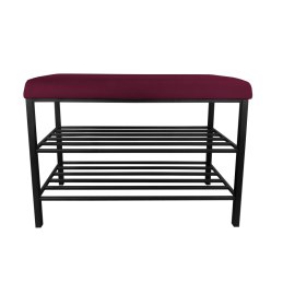 Szafka na buty tkanina Welur – regał i półka do przedpokoju