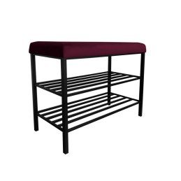 Szafka na buty tkanina Welur – regał i półka do przedpokoju