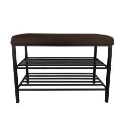 Szafka na buty tkanina Welur – regał i półka do przedpokoju