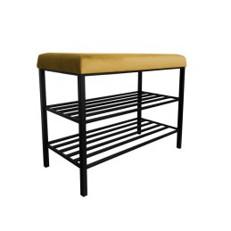 Szafka na buty tkanina Welur – regał i półka do przedpokoju