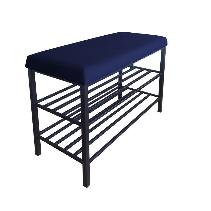 Szafka na buty tkanina Welur – regał i półka do przedpokoju