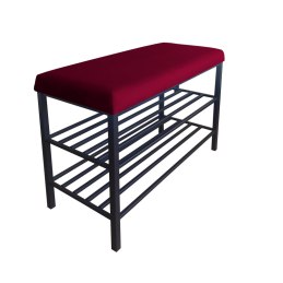 Szafka na buty tkanina Welur – regał i półka do przedpokoju