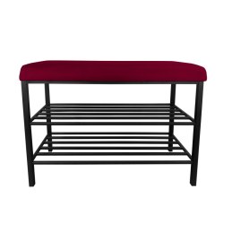 Szafka na buty tkanina Welur – regał i półka do przedpokoju