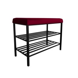 Szafka na buty tkanina Welur – regał i półka do przedpokoju