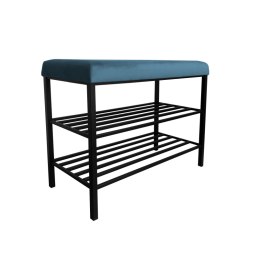 Szafka na buty tkanina Welur – regał i półka do przedpokoju