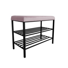 Szafka na buty tkanina Welur – regał i półka do przedpokoju