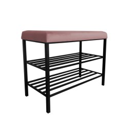 Szafka na buty tkanina Welur – regał i półka do przedpokoju