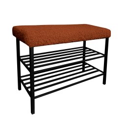 Szafka na buty Rolf14 – czarny stelaż, porządek i elegancja