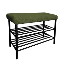 Szafka na buty Rolf14 – czarny stelaż, porządek i elegancja