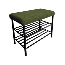 Szafka na buty Rolf14 – czarny stelaż, porządek i elegancja