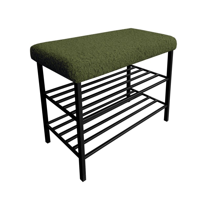 Szafka na buty Rolf14 – czarny stelaż, porządek i elegancja