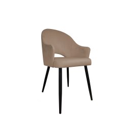 Krzesło Velvet tkanina Welur noga metalowa