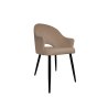 Krzesło Velvet tkanina Welur noga metalowa