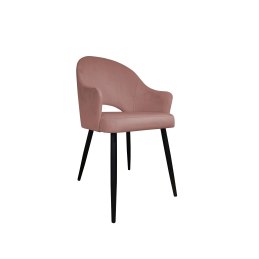 Krzesło Velvet tkanina Welur noga metalowa