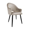 Krzesło Velvet tkanina Welur noga metalowa