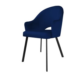 Krzesło Velvet tkanina welur, noga metalowa