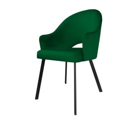 Krzesło Velvet tkanina welur, noga metalowa