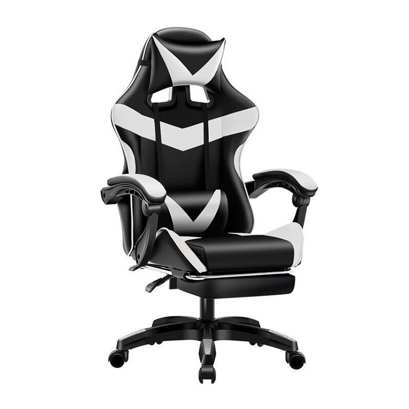 Fotel gamingowy, siedzenie gamingowe RACER czerwony