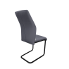 Krzesło IVO welur na czarnej płozie – nowoczesny design