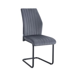 Krzesło IVO welur na czarnej płozie – nowoczesny design