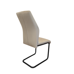 Krzesło IVO welur na czarnej płozie – nowoczesny design