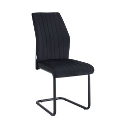 Krzesło IVO welur na czarnej płozie – nowoczesny design