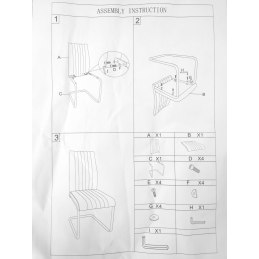 Krzesło IVO welur na czarnej płozie – nowoczesny design