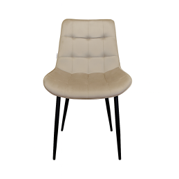 Krzesło Cherry welur tapicerowane na metalowych nogach