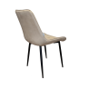 Krzesło Cherry welur tapicerowane na metalowych nogach