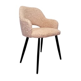 Krzesło Milano tkanina Rolf noga metalowa