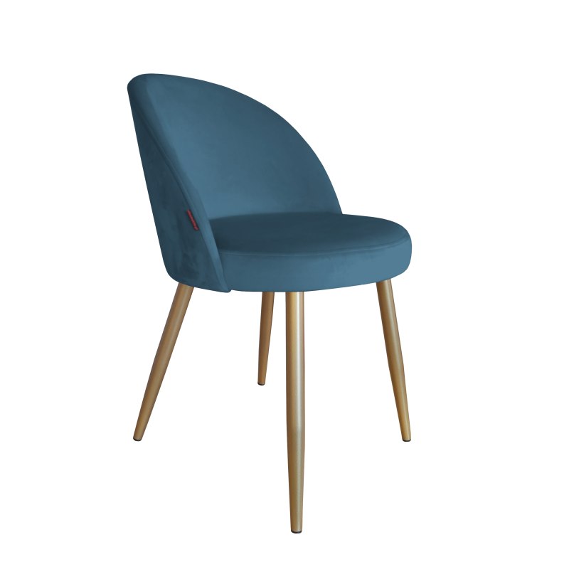 Krzesło TRIX welur noga metalowa