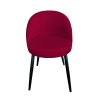 Krzesło TRIX tkanina Welur noga metalowa