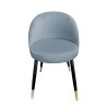 Krzesło TRIX tkanina Welur noga metalowa