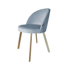 Krzesło TRIX tkanina Welur noga metalowa