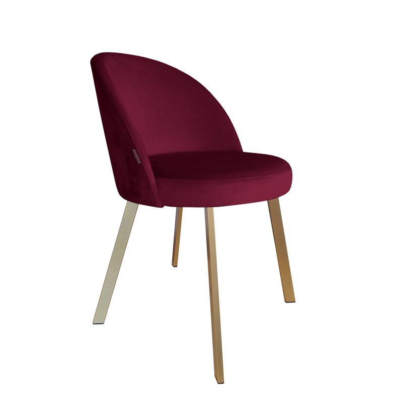 Krzesło TRIX welur noga metalowa