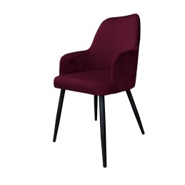 Krzesło WESTA tkanina Welur – noga metalowa