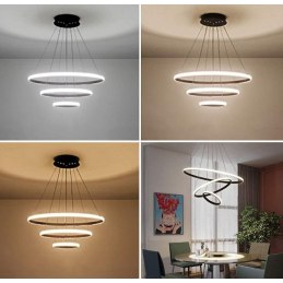 Lampa LED pierścienie AT60-3KSL-Gold – elegancja i styl