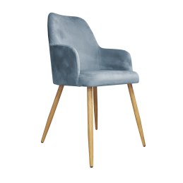 Krzesło WESTA tkanina Welur – noga metalowa