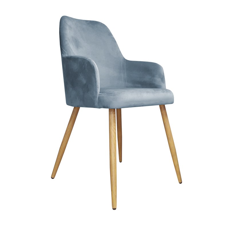 Krzesło WESTA tkanina Welur – noga metalowa