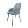 Krzesło WESTA tkanina Welur – noga metalowa