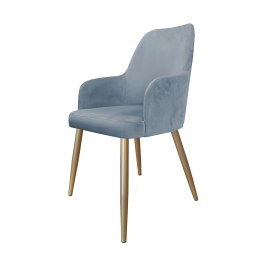 Krzesło WESTA tkanina Welur – noga metalowa
